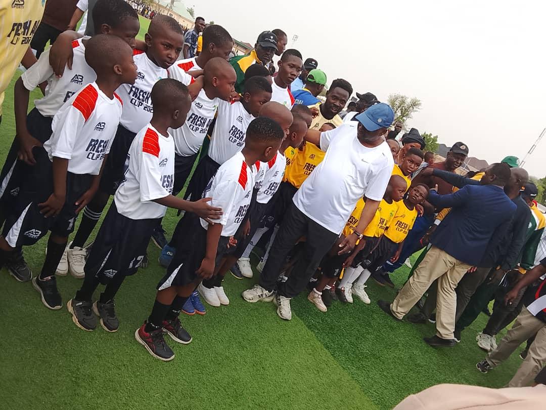 At the Governor's Cup; featured as official mascots and ball boys