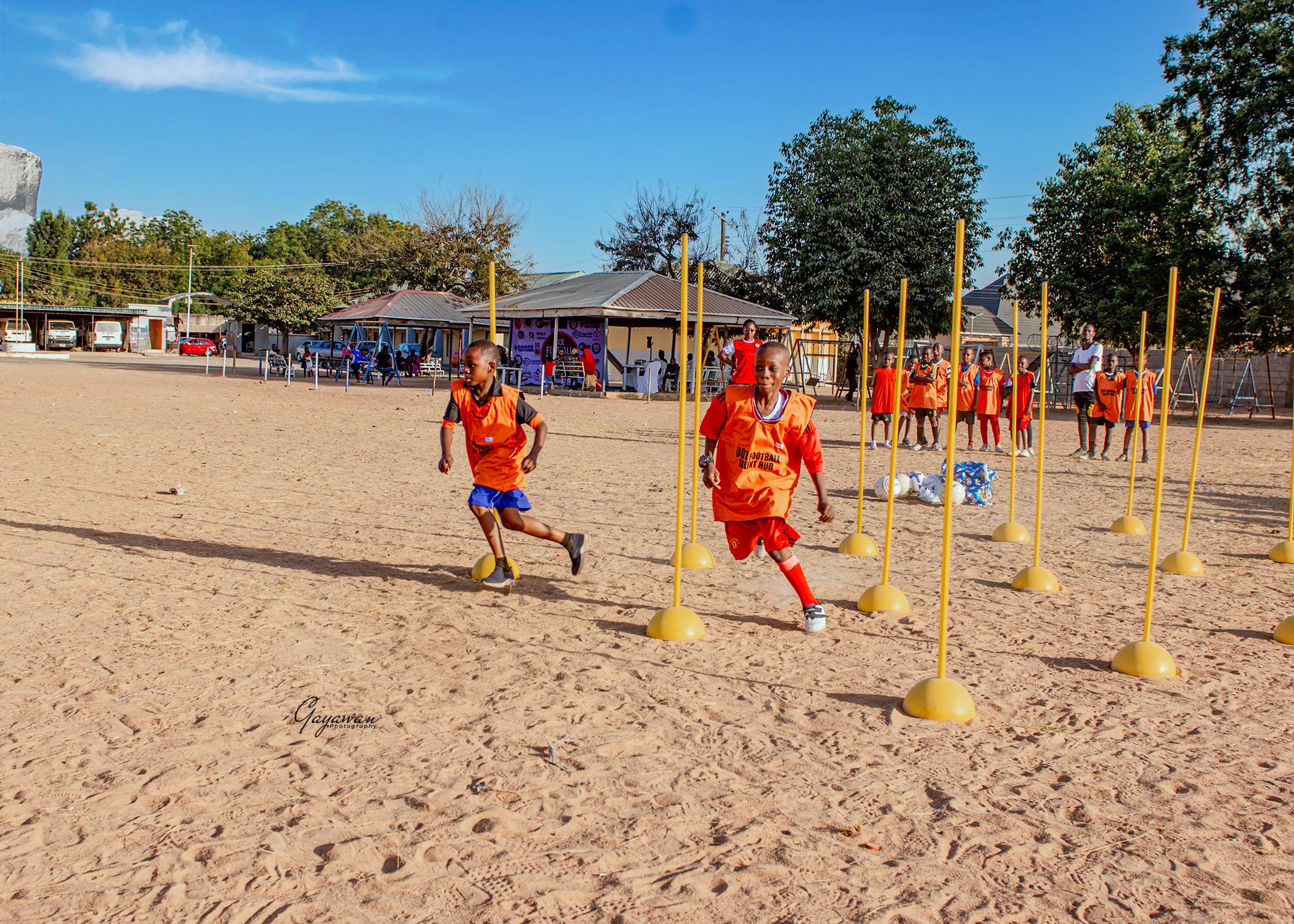 Academy players training